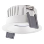 Ledvance Faretti LED Fix Aluminium Bianca 8W 720lm 36D - 940 Bianco Freddo | Ritaglio 68mm - IP44 - Miglior resa cromatica - Dimmerabile
