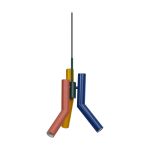 Ledvance Decor Straw Luce Pendente Acciaio Multicolore | Adatto per 3X E27