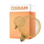 Osram Decor Spiral E27 Globe Filamento Oro 3.5W 170lm - 818 Bianco Molto Caldo | Dimmerabile - Sostitutiva 15W
