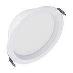 Ledvance Downlight LED Comfort Opale Aluminium Bianca 18W 2160lm 180D - 930-940 CCT | 160mm - Ritaglio 150mm - IP44 - Miglior Resa Cromatica - Zigbee Dimmerabile 