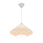 D'Lite Luce Pendente Groede Carta Bianca | Adatto Per 1x E27