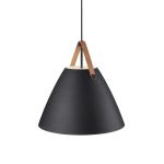 DFTP by Nordlux Luce Pendente Strap 48 Nero - Metallo | E27 Max 40W