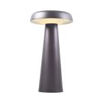 DFTP by Nordlux Lampada Da Tavolo Arcello Metallo Grigio - 2.8W 300lm - 827 Bianco Molto Caldo | IP54