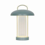 Nordlux Lampada Da Tavolo Mirano Metallo e Vetro Verde 3W 150lm - 830 Luce Calda -  | A 3 Livelli Dimmerabile