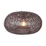 Good&Mojo Luce da soffitto Arizona Rattan Burgundy S | Adatto per 1x E27 