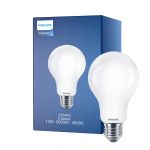 Philips Classic LED Bulbo E27 Pera Ghiaccio 13W 2000lm - 840 Bianco Freddo | Sostitutiva 120W