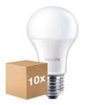 Confezione Multipack 10x Philips Corepro LED Bulbo E27 Pera Ghiaccio 13W 1521lm - 830 Luce Calda | Sostitutiva 100W