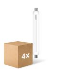 Confezione Multipack 4x Osram LED Line S19 9W 830lm - 827 Bianco Molto Caldo | Sostitutiva 60W