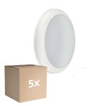 Confezione Multipack 5x Philips Bulkhead LED Ledinaire WL070V Gen 2 Bianca 17W 1700lm - 830-840 CCT | 300mm - IP65