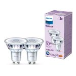 Confezione Multipack 2x Philips Faretti LED GU10 PAR16 5W 390lm 36D - 840 Bianco Freddo