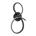 Eglo Luce Da Parete Serpins Acciaio Nero 11.4W 1400lm - 830 Luce Calda - 
