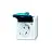 Busch-Jaeger Presa di corrente a muro 1V IP44 Ocean