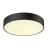 SLV Medo Pro 40 Parete e Luce da soffitto Aluminium Nero Il Giro 19W 2500lm - 930-940 CCT | IP50 - Miglior Resa Cromatica - Dimmerabile 