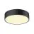 SLV Medo Pro 30 Parete e Luce da soffitto Aluminium Nero Il Giro 10W 1250lm - 930-940 CCT | IP50 - Miglior Resa Cromatica - Dimmerabile 