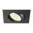 SLV New Tria 68 Faretti Aluminium Nero Piazza 8.3W 750lm 60D - 930 Luce Calda -  | Ritaglio 68mm - Miglior Resa Cromatica - Dimmerabile 
