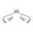 Ledvance Faretti LED GU10 Aluminium 4x 3W - 827 Bianco Molto Caldo 