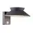 Nordlux Solar Luce Da Parete Justina Metallo Antracite 400lm - 830 Luce Calda -  | IP44 - Sensore di Movimento e Luce