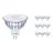 Confezione Multipack 10x Philips Corepro LED Faretti GU5.3 MR16 7W 621lm 36D - 830 Luce Calda | Sostitutiva 50W