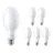 Confezione Multipack 6x Philips TrueForce Core LED E27 HPL/SON Ghiaccio 18W 3000lm 300D - 840 Bianco Freddo | Sostitutiva 80W