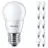 Confezione Multipack 10x Philips Corepro LED Lustre E27 Sferica Ghiaccio 7W 806lm - 827 Bianco Molto Caldo | Sostitutiva 60W