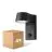 Confezione Multipack 4x D'Lite Luce Da Parete Lira Nero 7W 600lm 830 Luce Calda -  | IP54 - Sensore Di Movimento