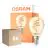Confezione Multipack 6x Osram Vintage 1906 LED Classic Slim E14 Pera Filamento Oro 4.9W 470lm - 922 Bianco Molto Caldo | Miglior Resa Cromatica - Dimmerabile - Sostitutiva 40W