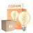 Confezione Multipack 4x Osram Vintage 1906 LED E27 Globe Filamento Twist Oro 8W 806lm - 922 Bianco Molto Caldo | Miglior Resa Cromatica - Dimmerabile - Sostitutiva 60W
