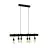 Eglo Luce Pendente Townshend 6 Acciaio Nero | IP20 - Adatto per 6x E27 