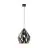 Eglo Luce Pendente Carlton 1 Acciaio Nero Oro | IP20 - Adatto per 1x E27 