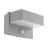 Eglo Luce Da Parete Azzinano Acciaio Argento Up & Down 5W 700lm - 830 Luce Calda -  | IP44 - Sensore di Movimento e Luce