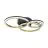 Eglo Luce da soffitto Calliera Acciaio Nero Oro 20W 2500lm - 840 Bianco Freddo | IP20 - Dimmerabile 