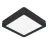 Eglo Luce da soffitto Fueva 6 Plastica Nero 7W 1100lm - 827-840-865 CCT