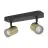 Eglo Luce da soffitto Consuma 1 Acciaio Nero Oro | IP44 - Adatto per 2x GU10 