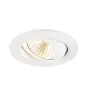 SLV New Tria 68 Faretti Aluminium Bianca 8.3W 750lm 38D - 930 Luce Calda -  | Ritaglio 68mm -  Miglior Resa Cromatica - Dimmerabile 