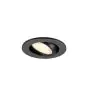 SLV New Tria 45 Faretti Aluminium Nero Il Giro 4W 360lm 24D - 930 Luce Calda -  | Ritaglio 45mm -  Miglior Resa Cromatica