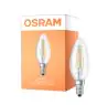 Osram Classic LED E14 Candela Filamento Chiara 4W 470lm - Relax and Active - 827 Bianco Molto Caldo | Sostitutiva 40W