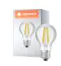 Ledvance Classic Superior LED Bulbo E27 Pera Filamento Chiara 13.8W 1521lm - 927 Bianco Molto Caldo | Miglior resa cromatica - Dimmerabile - Sostitutiva 100W