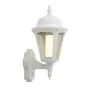 Ansell LED Luce da parete Latina Lanterna Bianca - Adatto per E27 fino 42W | IP65 - Sensore di movimento e luce