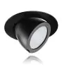 Noxion Faretti LED Forza Nero 35W 3000lm 36D - 930 Luce Calda -  | 168mm - Miglior Resa Cromatica