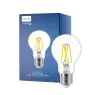Philips Master LED E27 Pera Filamento Chiara 3.4W 470lm - 922-927 Dim To Warm | Miglior Resa Cromatica - Dimmerabile - Sostitutiva 40W