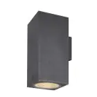 SLV Enola Up/Down Luce Da Parete Aluminium Grigio Piazza 55W 6000lm - 930-940 CCT | Esterni - IP65 - Miglior Resa Cromatica