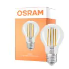 Osram Parathom Classic LED E27 Pera Filamento Chiara 6.5W 806lm - 822-827 Dim To Warm | Dimmerabile - Sostitutiva 60W