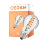 Osram Led Star Classic LED E27 Pera Filamento Chiara 7.3W 806lm - 827 Bianco Molto Caldo | Sensore Di Movimento