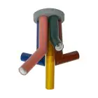 Ledvance Decor Straw Soffitto Acciaio Multicolore | Adatto per 5X E27