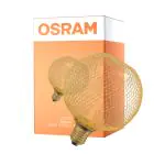 Osram Decor Spiral E27 Globe Filamento Oro 3.5W 170lm - 818 Bianco Molto Caldo | Dimmerabile - Sostitutiva 15W