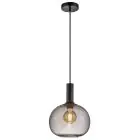 Nordlux Alton 25 Luce Pendente Vetro Nero | Adatto per 1x E27