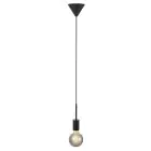 Nordlux Paco Pendulum Metallo Nero | Adatto per 1x E27