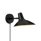 DFTP by Nordlux Darci Short Luce Da Parete Metallo Nero | Adatto per E14
