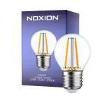 Noxion Lucent Lustre LED E27 Sferica Filamento Chiara 2.5W 250lm - 827 Bianco Molto Caldo - Sostitutiva 25W