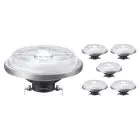 Confezione Multipack 6x Philips MASTER LED Faretti G53 AR111 14.8W 875lm 24D - 927 Bianco Molto Caldo | Miglior resa cromatica - Dimmerabile - Sostitutiva 75W